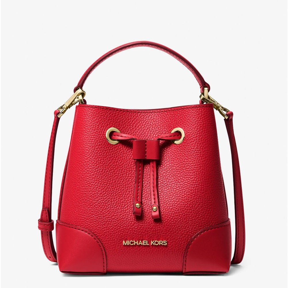 Michael Kors Red Bucket purse
